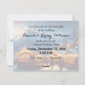 山のクリスマスマーケット - オープンハウス シーズンカード (裏面)