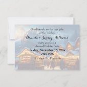 山のクリスマスマーケット – オープンハウス 招待状 (裏面)