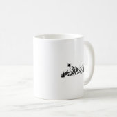 山のグラフィック コーヒーマグカップ (正面右)