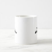 山のグラフィック コーヒーマグカップ (中央)