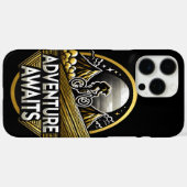 山のサイクリングと自然探索の時間 Case-Mate iPhoneケース (裏面 (横))