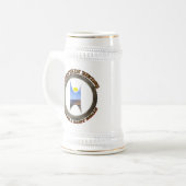 山のサイクリングは私を幸せな人間にする ビールジョッキ (正面左)