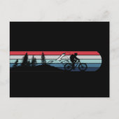 山のサイクリング愛好家 シーズンポストカード (正面)