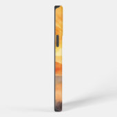 山のサンセットモノグラム iPhoneケース (右側面)