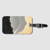 山のシルエット ラゲッジタグ (正面横)