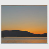 山のシルエット ラッピングペーパー (フラット)