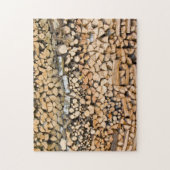 山のジグソーパズルの切り刻まれた木 ジグソーパズル (縦)