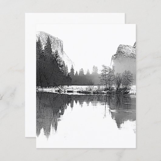 山のスケッチ (正面/裏面)