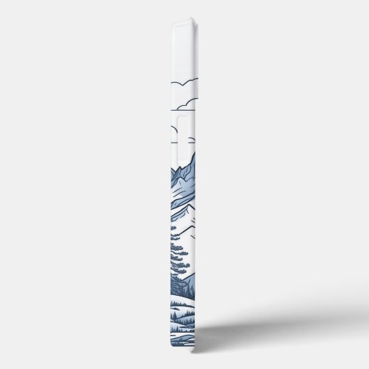 山のスケッチ Case-Mate iPhoneケース (裏面 / 右)