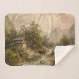 山のストリーム上のミル（アルバート・リーガー著） シェルパブランケット