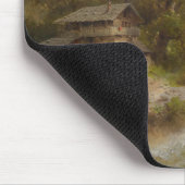 山のストリーム上のミル（アルバート・リーガー著） マウスパッド (コーナー)