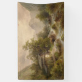 山のストリーム上のミル（アルバート・リーガー著） 横断幕 (縦)