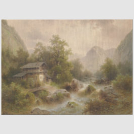 山のストリーム上のミル（アルバート・リーガー著） 薄葉紙