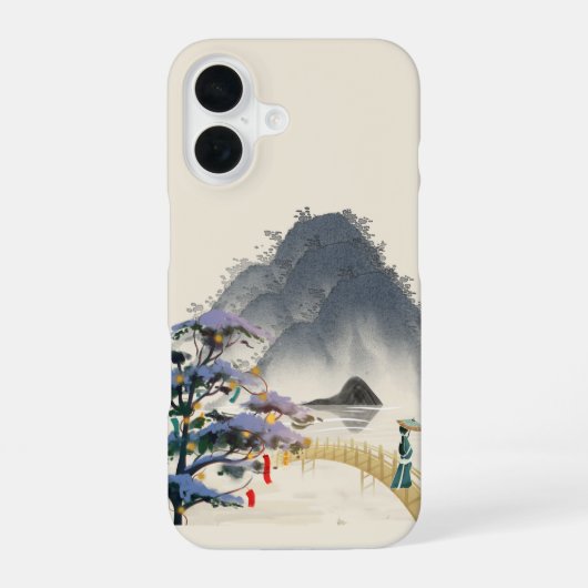 山のスマホケース iPhone 16ケース (裏面)