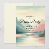 山のソフトなエコー 招待状 (正面/裏面)