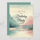 山のソフトエコー 招待状 (正面/裏面)