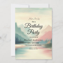 山のソフトエコー 招待状