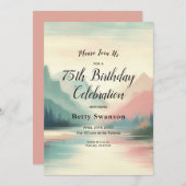 山のソフトエコー 招待状 (正面/裏面)