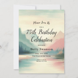 山のソフトエコー 招待状