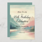 山のソフトエコー 招待状 (正面/裏面)