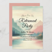 山のソフトエコー 招待状 (正面/裏面)