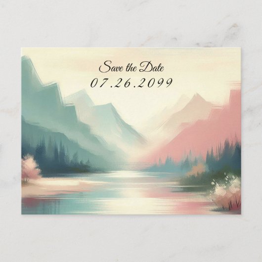 山のソフトエコー 案内ポストカード (正面)