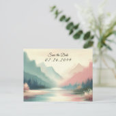 山のソフトエコー 案内ポストカード (スタンド正面)