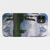 山のタンのレーニア山の反射 Case-Mate iPhoneケース (裏面(横))