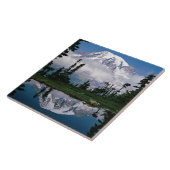 山のタンの中のレーニア山の反射 タイル (側面)
