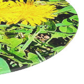 山のタンポポ写真。買今 カッティングボード (角)