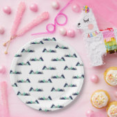 山のテーマのベビーシャワーの紙皿 ペーパープレート (パーティー)