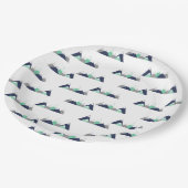 山のテーマのベビーシャワーの紙皿 ペーパープレート (アングル)