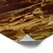 山のデシデラータに静かに羊 ポスター (角)