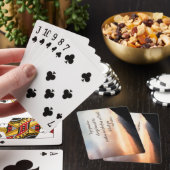 山のトランプ上の日没 トランプ (インサイチュ)