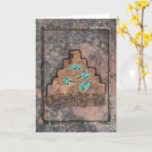 山のトンボ カード (黄色い花)