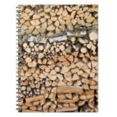 山のノートの切り刻まれた木 ノートブック (正面)