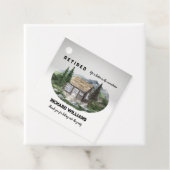 山のハイキングで退職生活が良い フェイバータグ (インサイチュ)