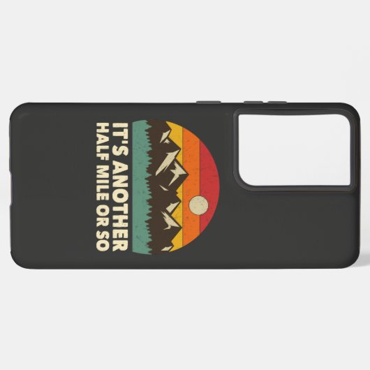 山のハイキングの愛の別の半マイルかそこら SAMSUNG GALAXYケース (左側面)