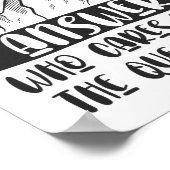 山のハイキングは誰が気に何を答える ポスター (角)