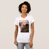 山のピアノの静謐な風景 Tシャツ (正面フル)
