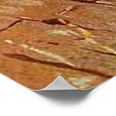 山のピークに3つのアルピニスト、おもしろいヴィンテージ ポスター (角)