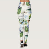 山のピークのシームレスなパターン レギンス (裏面)