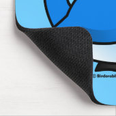 山のブルーバード マウスパッド (コーナー)