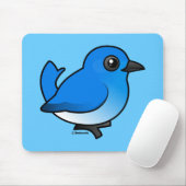 山のブルーバード マウスパッド (マウス)