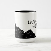 山のマグは野生になろう マグカップ (中央)