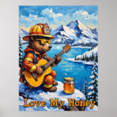 山のメロディー：クマのアルパイン曲 ポスター (正面)