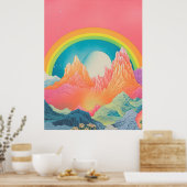 山のメロディ：自然の色 ポスター (キッチン)