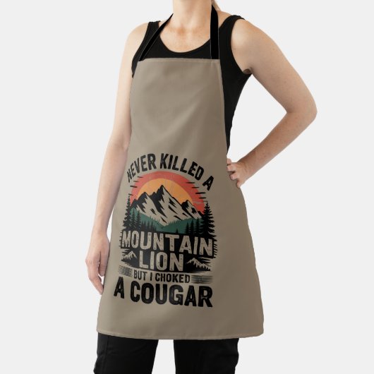 山のライオンを殺したことはないが、私は部屋を詰め込んだ エプロン (インサイチュ)