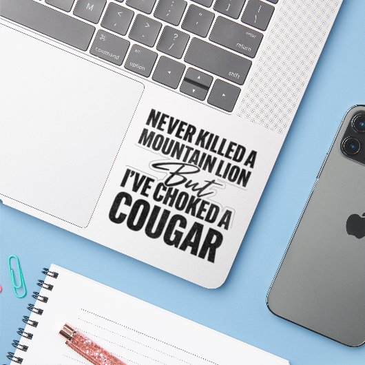 山のライオンを殺したことはないが、私は部屋を詰め込んだ シール (ノートパソコンとiPhone)