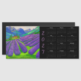山のラベンダー畑 2027年カレンダー